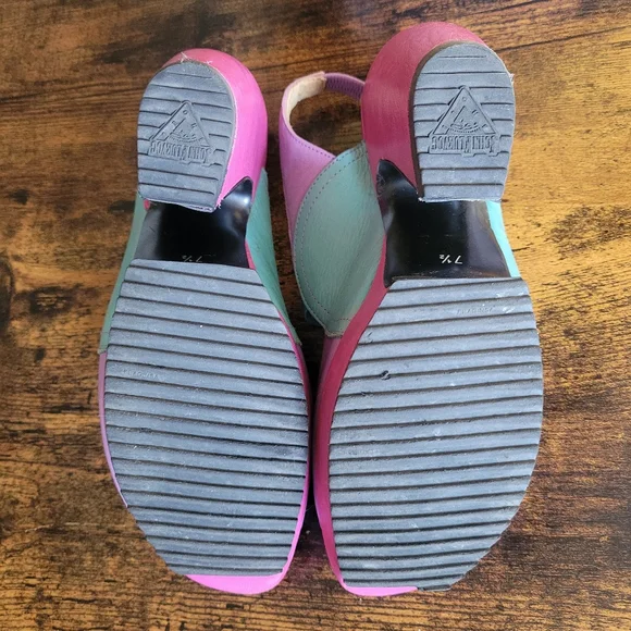 Colorful Fluevog Platform Heels 7.5 - Picture 5 of 8